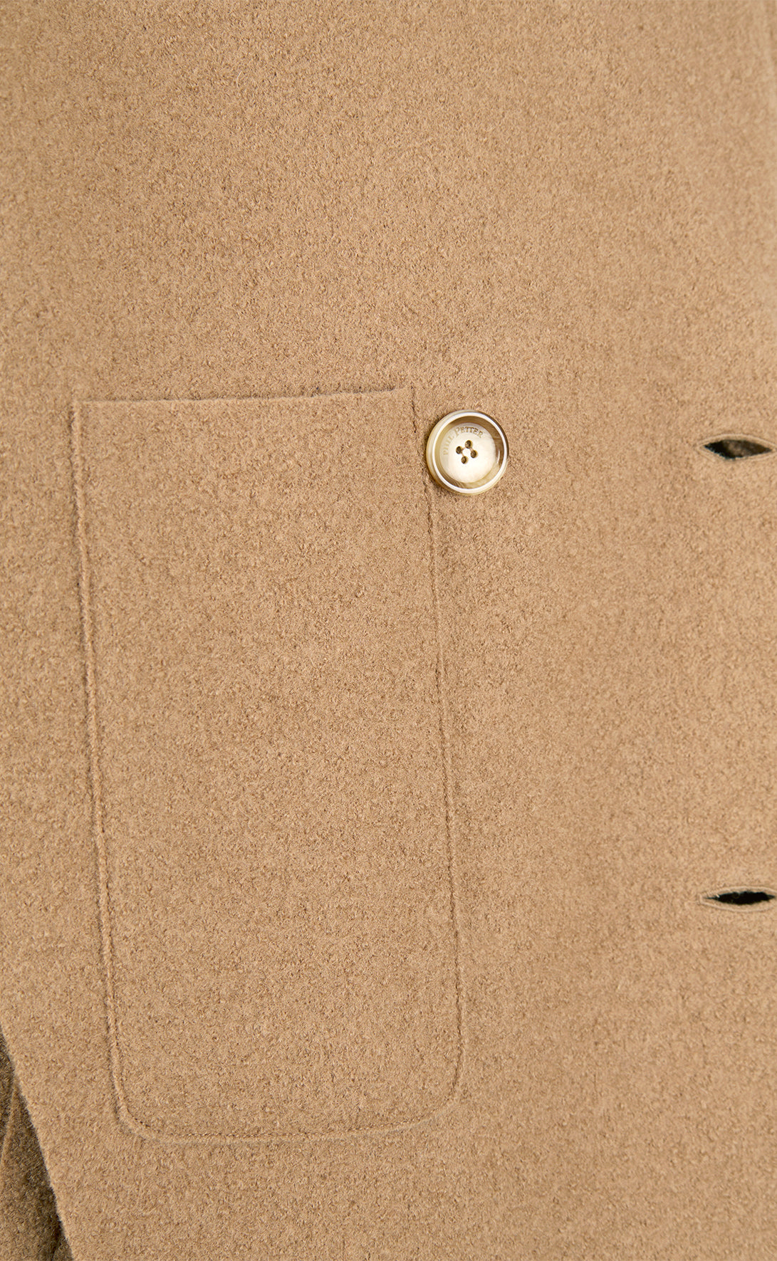 Cabanjacke aus 100% gewalkter Merinowolle,  relaxed fit