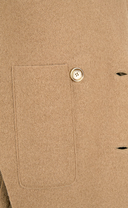 Cabanjacke aus 100% gewalkter Merinowolle,  relaxed fit