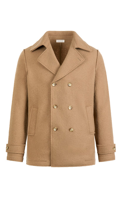 Cabanjacke aus 100% gewalkter Merinowolle,  relaxed fit