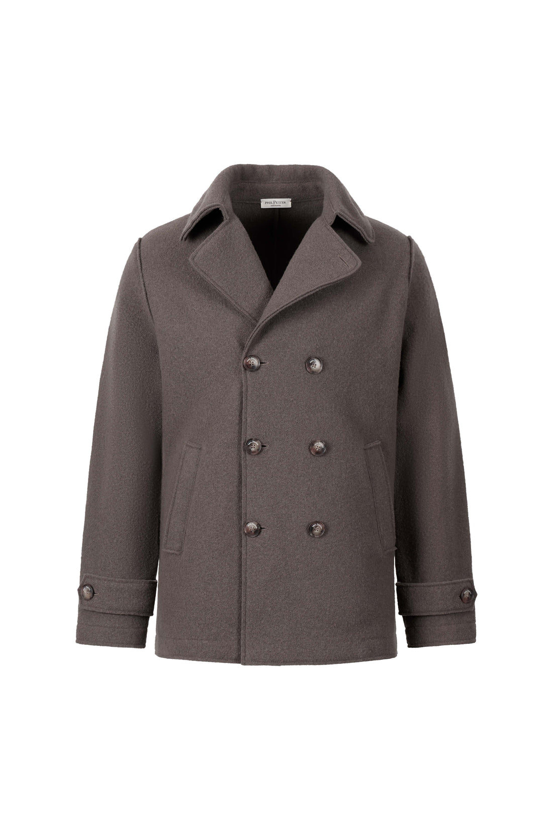 Cabanjacke aus reinem Outdoor-Merino-Wollwalk, relaxed fit