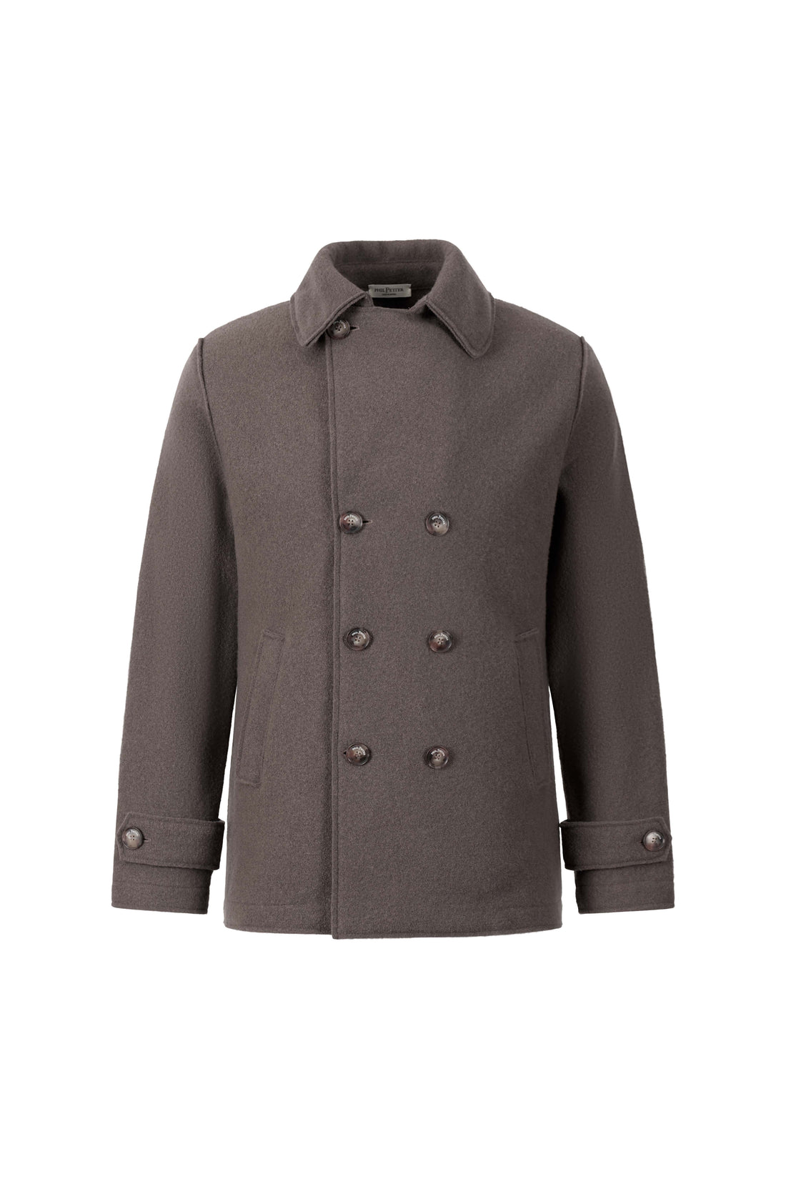 Cabanjacke aus reinem Outdoor-Merino-Wollwalk, relaxed fit