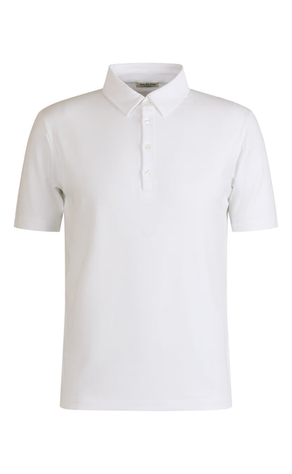 Polo-Shirt aus Premium Jersey, kurzarm, mit Knopfleiste