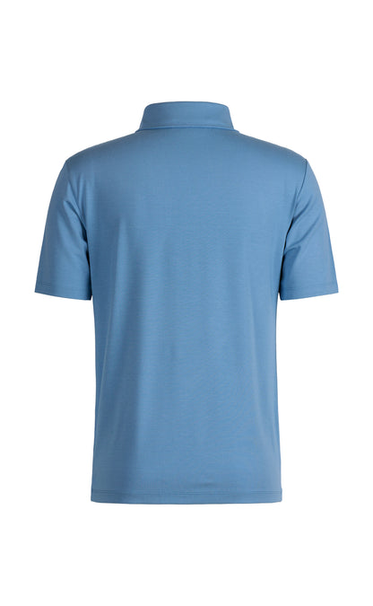 Polo-Shirt aus Premium Jersey, kurzarm, mit Knopfleiste
