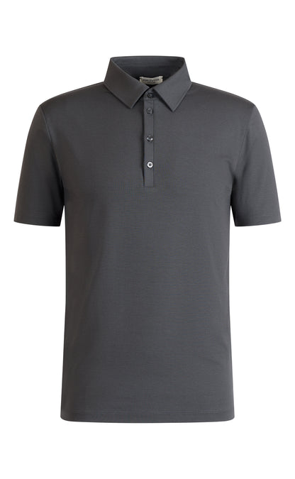 Polo-Shirt aus Premium Jersey, kurzarm, mit Knopfleiste