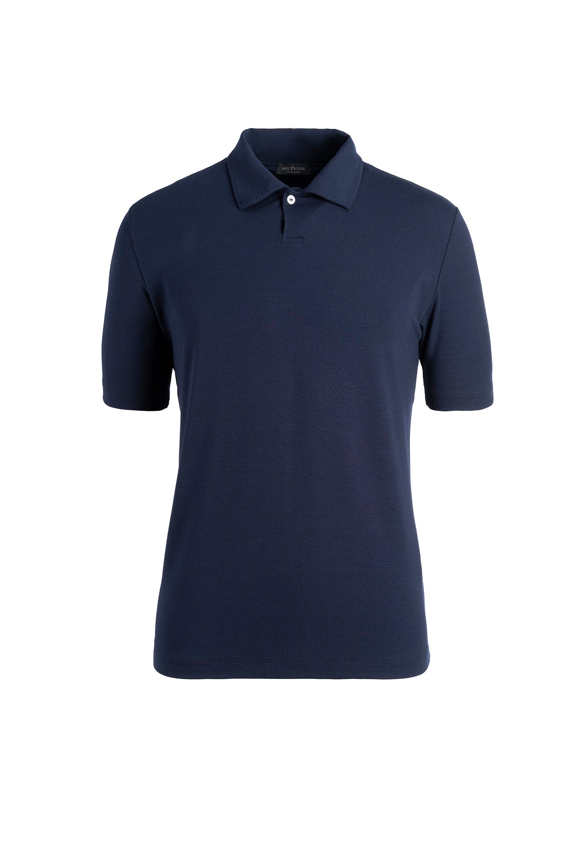 Polo-Shirt aus Premium Viskose Jersey, 1-Knopf