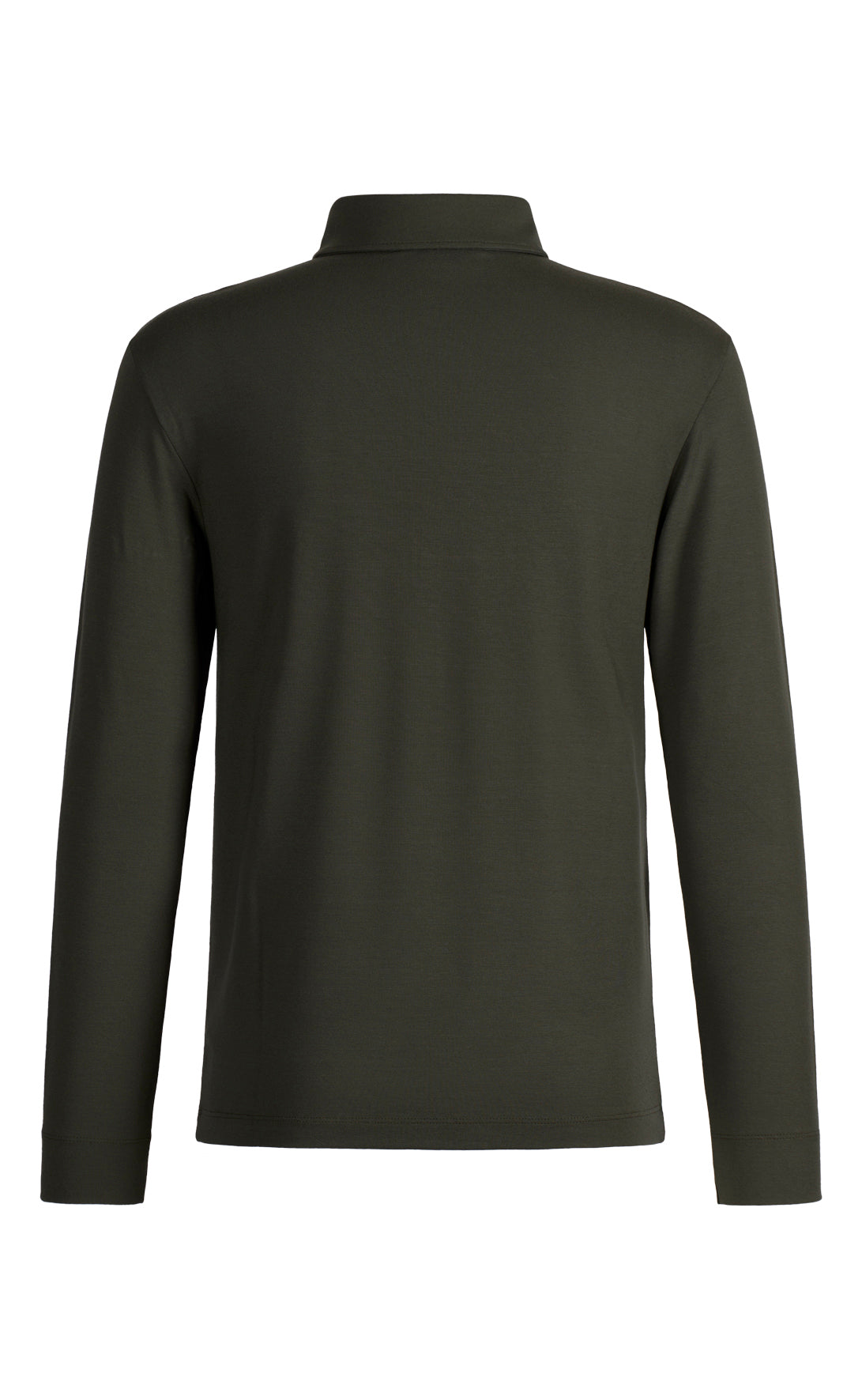 Polo langarm aus Viskose Premium Jersey