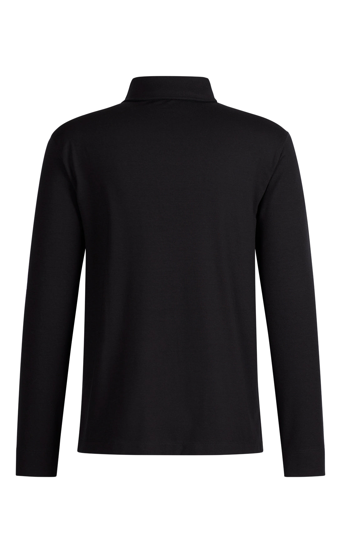 Polo langarm aus Viskose Premium Jersey