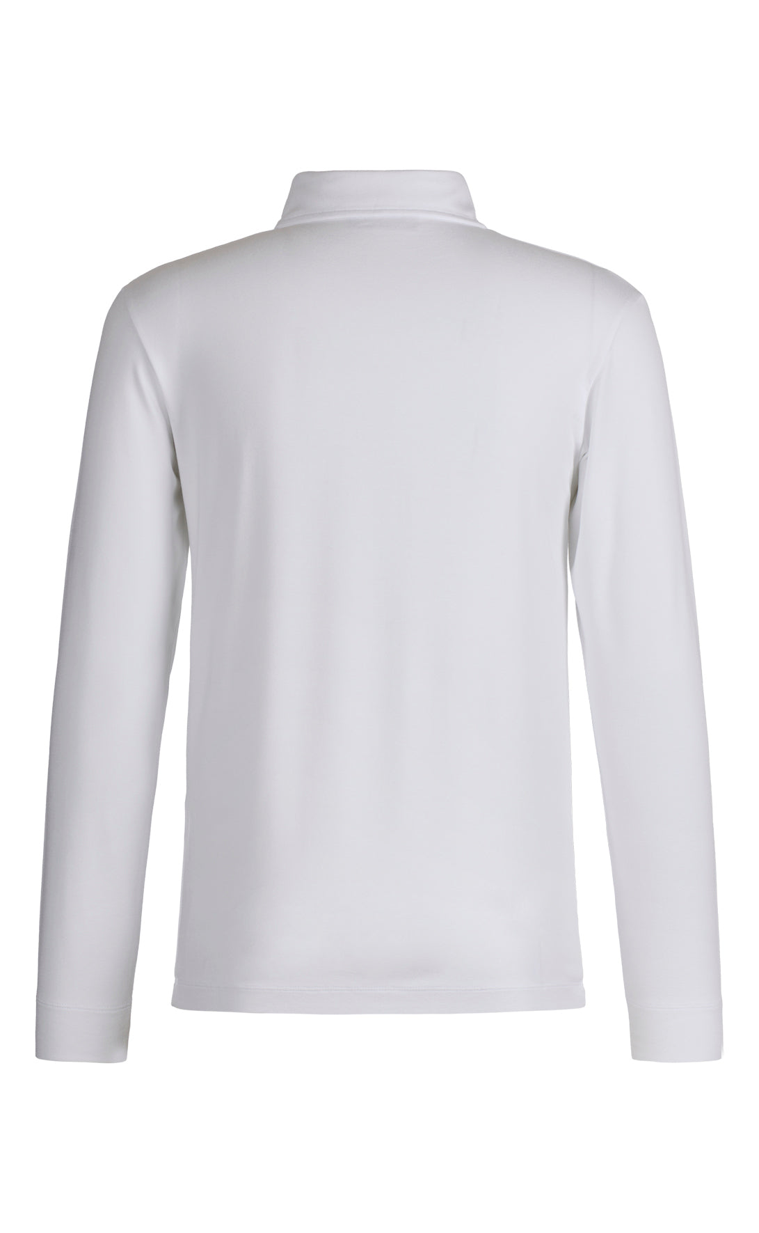 Polo langarm aus Viskose Premium Jersey