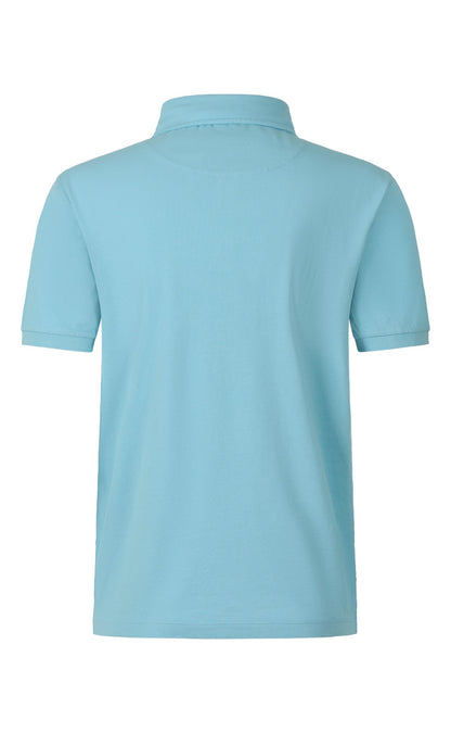 Polo aus feinstem Baumwoll-Piqué Jersey, regular fit