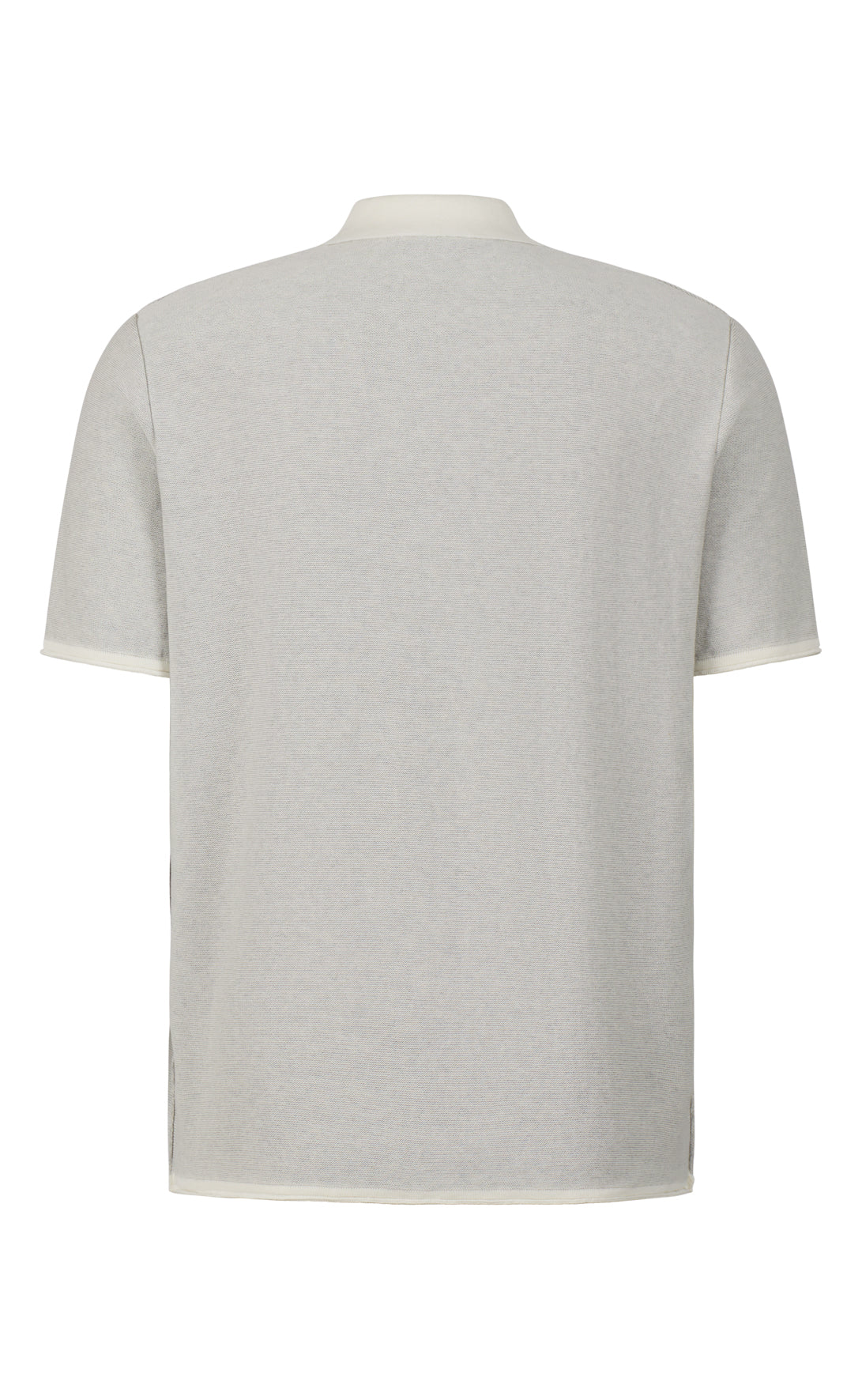 Supersoftes Strick-Polo feinster Baumwolle, Doubleface, Relaxed Fit