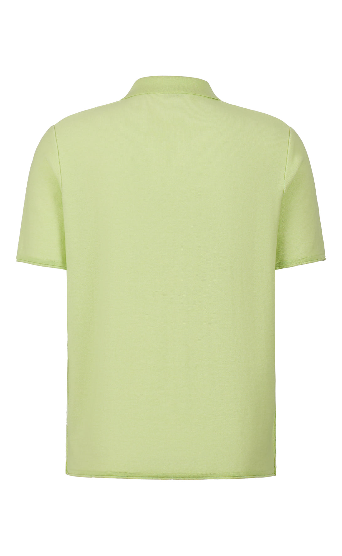 Supersoftes Strick-Polo feinster Baumwolle, Doubleface, Relaxed Fit