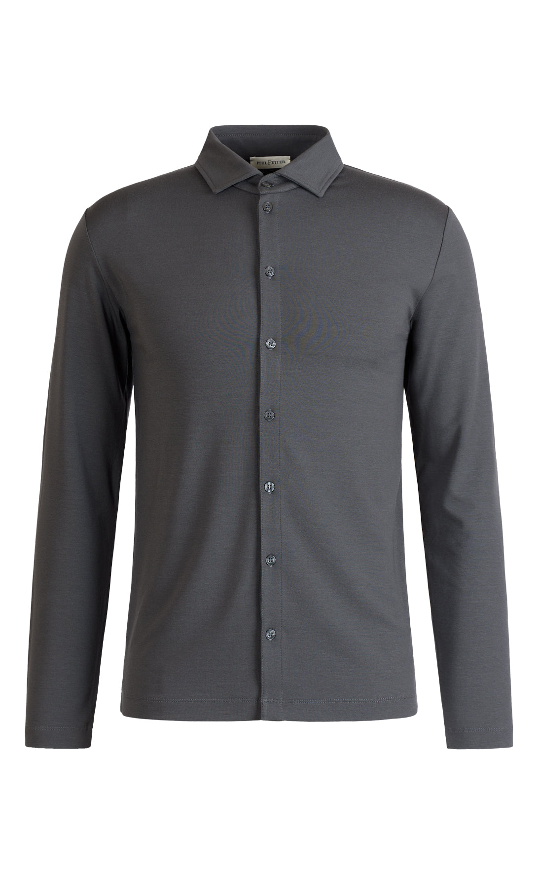 Hemd aus Premium Jersey, langarm