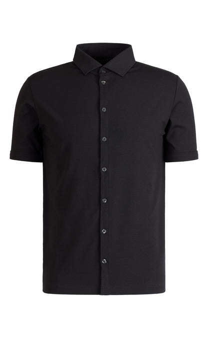 Hemd kurzarm aus Viskose Premium Jersey