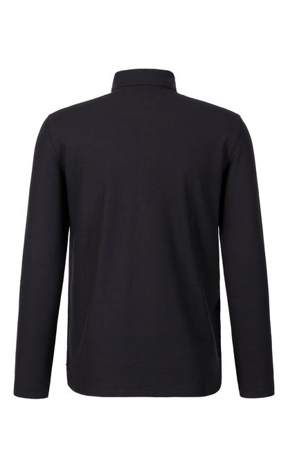 Hemd aus feinem Baumwoll-Crêpe-Jersey, Regular Fit