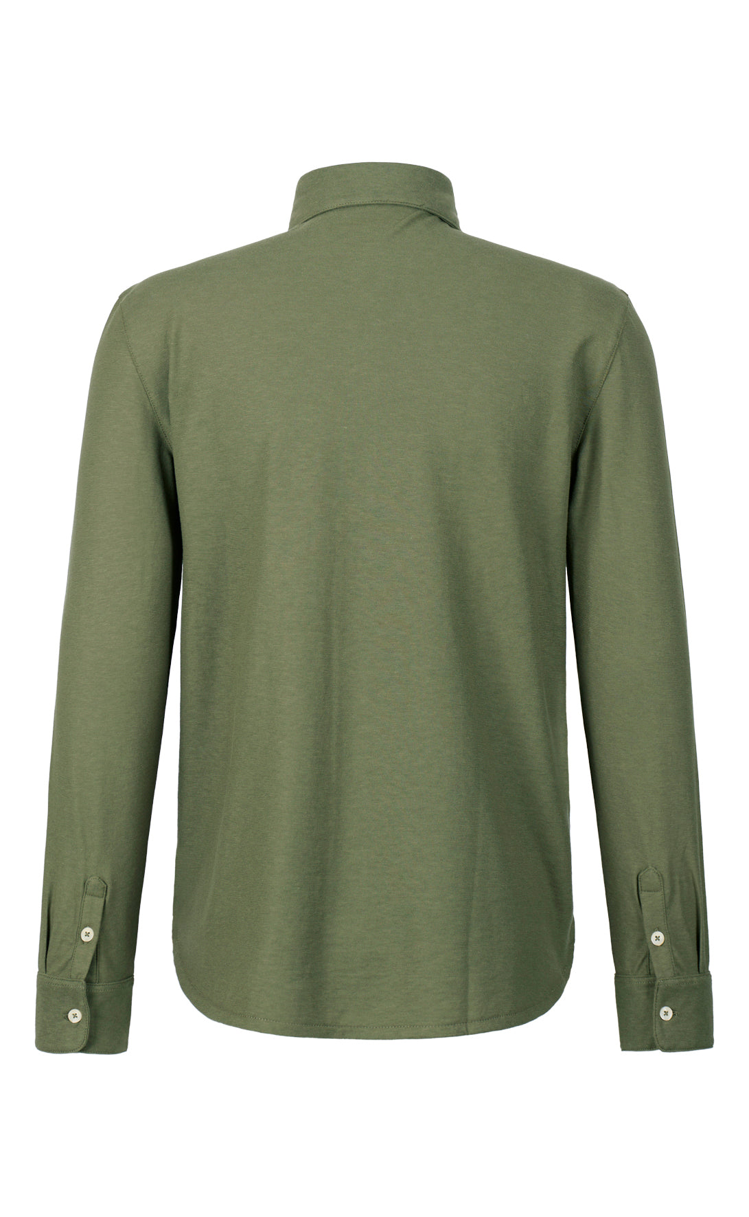 Hemd aus feinem Baumwoll-Crêpe-Jersey, Regular Fit