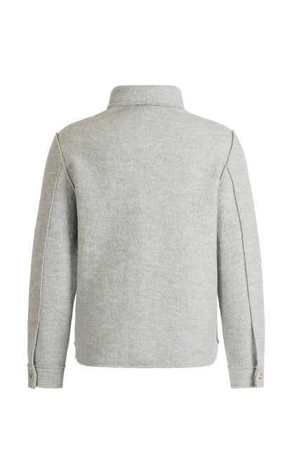 Overshirt aus Merino-Wollwalk