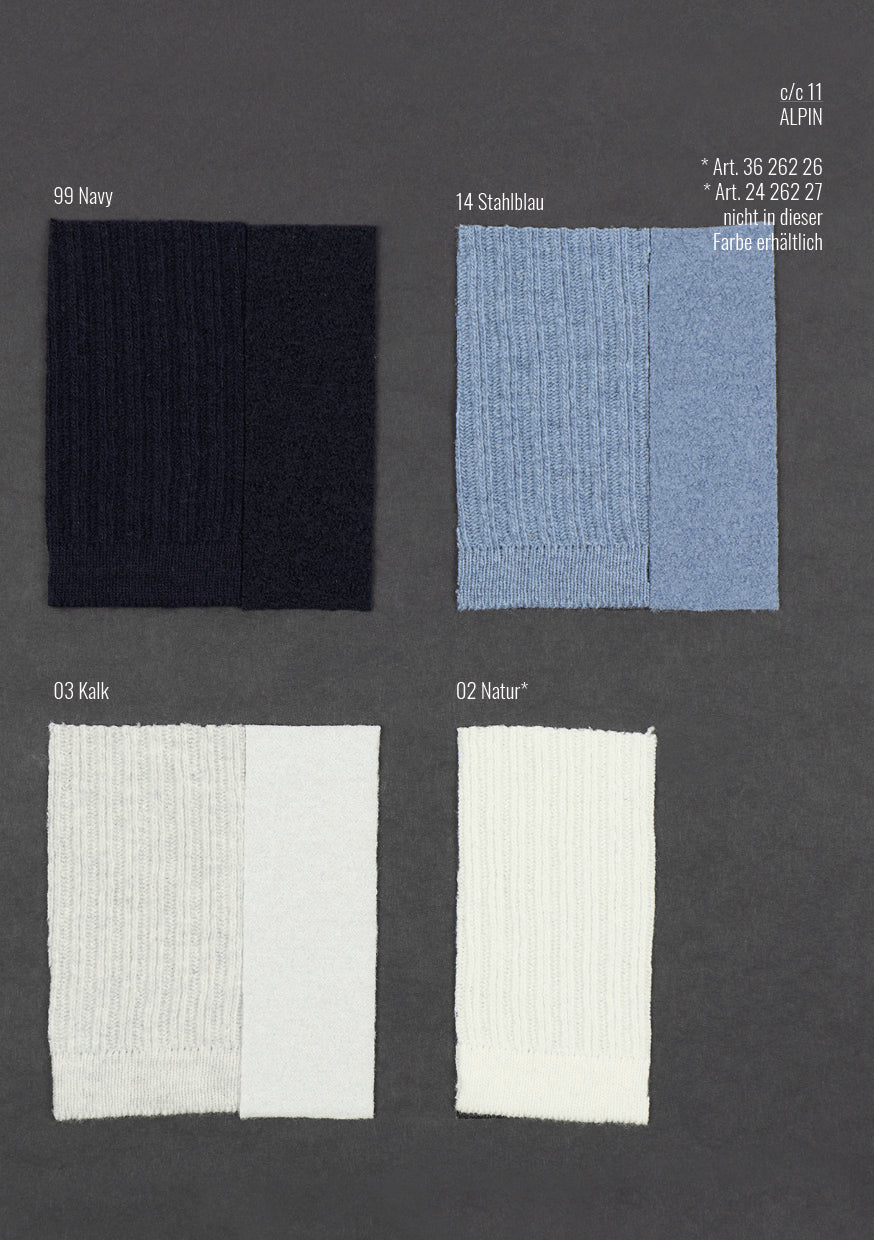 Charakterstarkes Overshirt aus Walk und Rippenstrick, relaxed fit