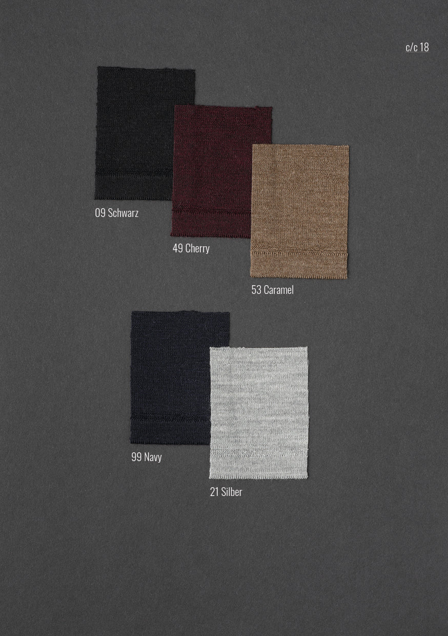 Rollkragen-Pullover aus extrafeinem Merino-Seide-Garn