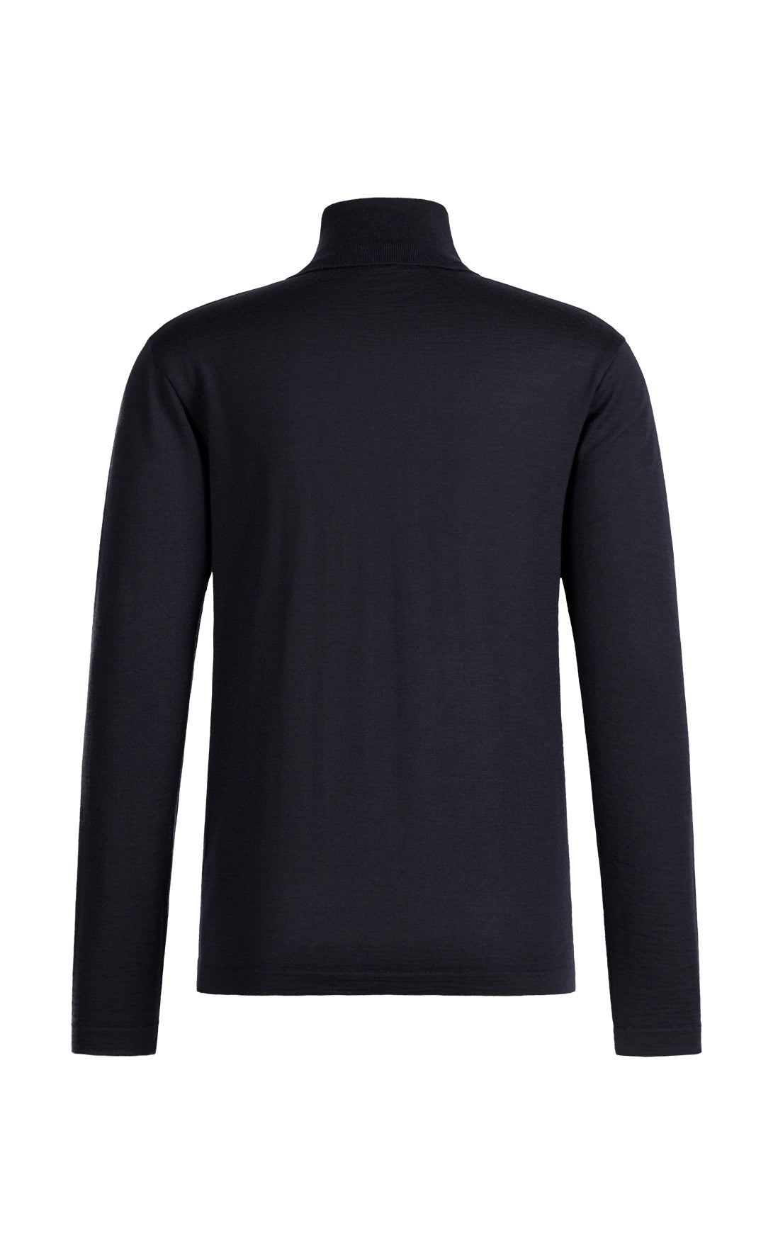 Edel und ultrasoft: Rollkragenpullover aus feinster Merinowolle-Seide-Mischung, regular fit