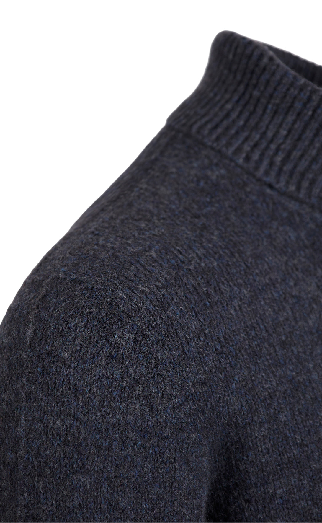 Supersofter Rollkragenpullover in Tweedoptik, relaxed fit