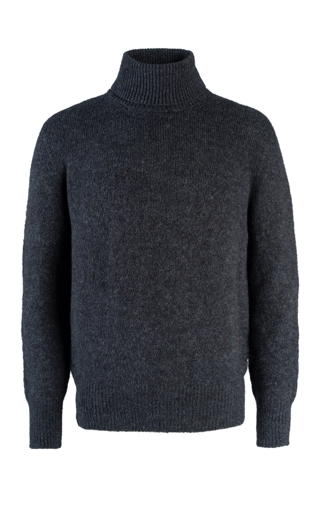 Supersofter Rollkragenpullover in Tweedoptik, relaxed fit