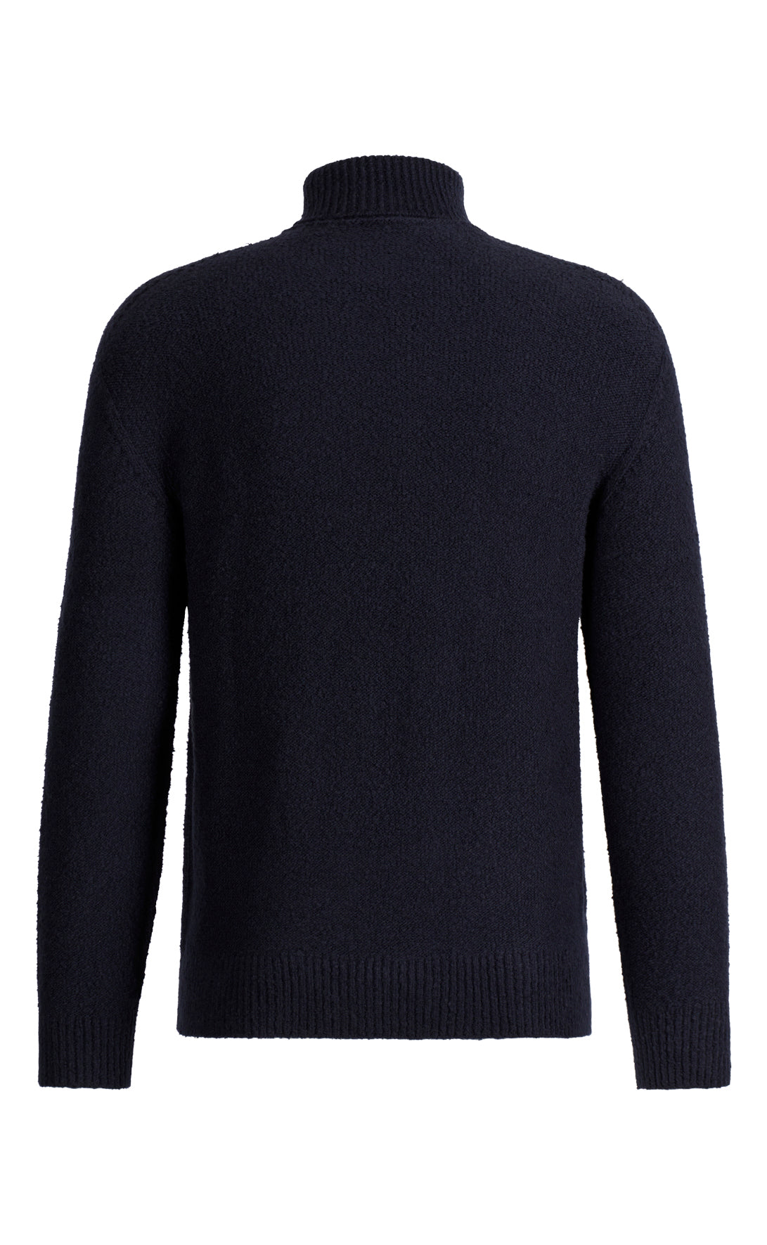 Nahtfreier Rollkragen-Pullover aus hautfreundlicher Winterbaumwolle, relaxed fit