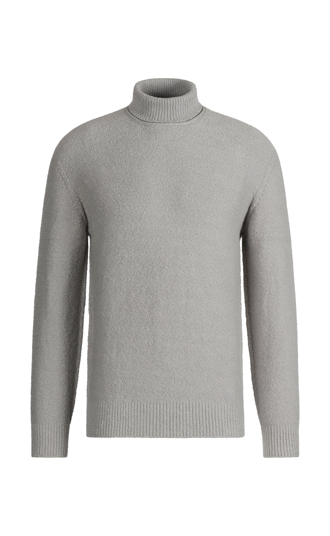 Nahtfreier Rollkragen-Pullover aus hautfreundlicher Winterbaumwolle, relaxed fit