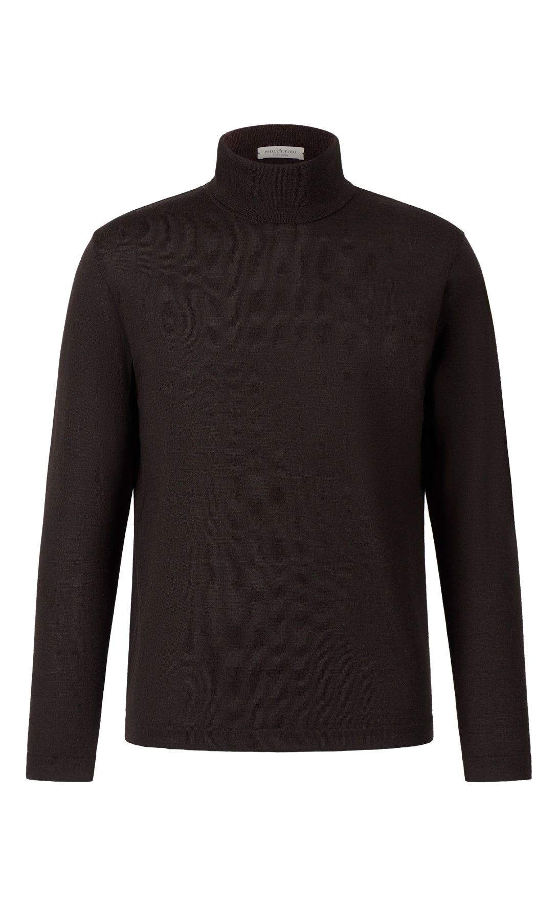 Edel und ultrasoft: Rollkragenpullover aus feinster Merinowolle-Seide-Mischung, regular fit