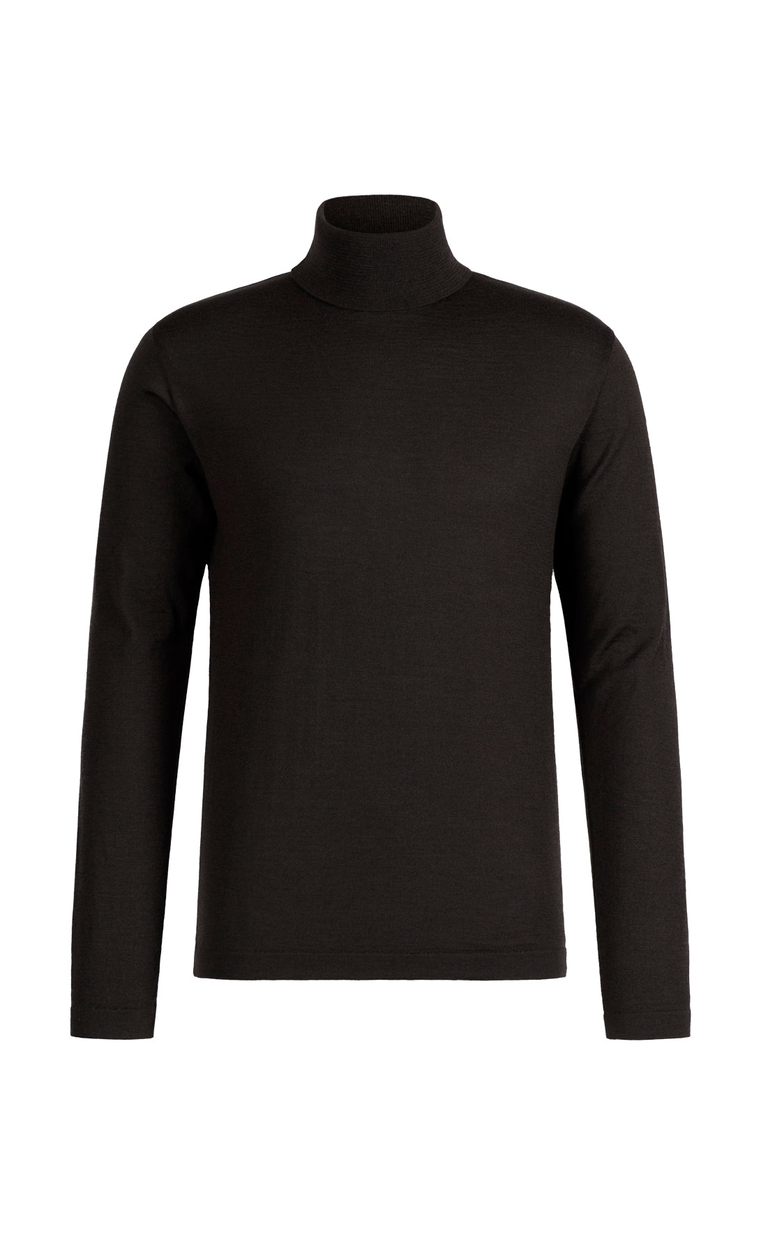 Edel und ultrasoft: Rollkragenpullover aus feinster Merinowolle-Seide-Mischung, regular fit