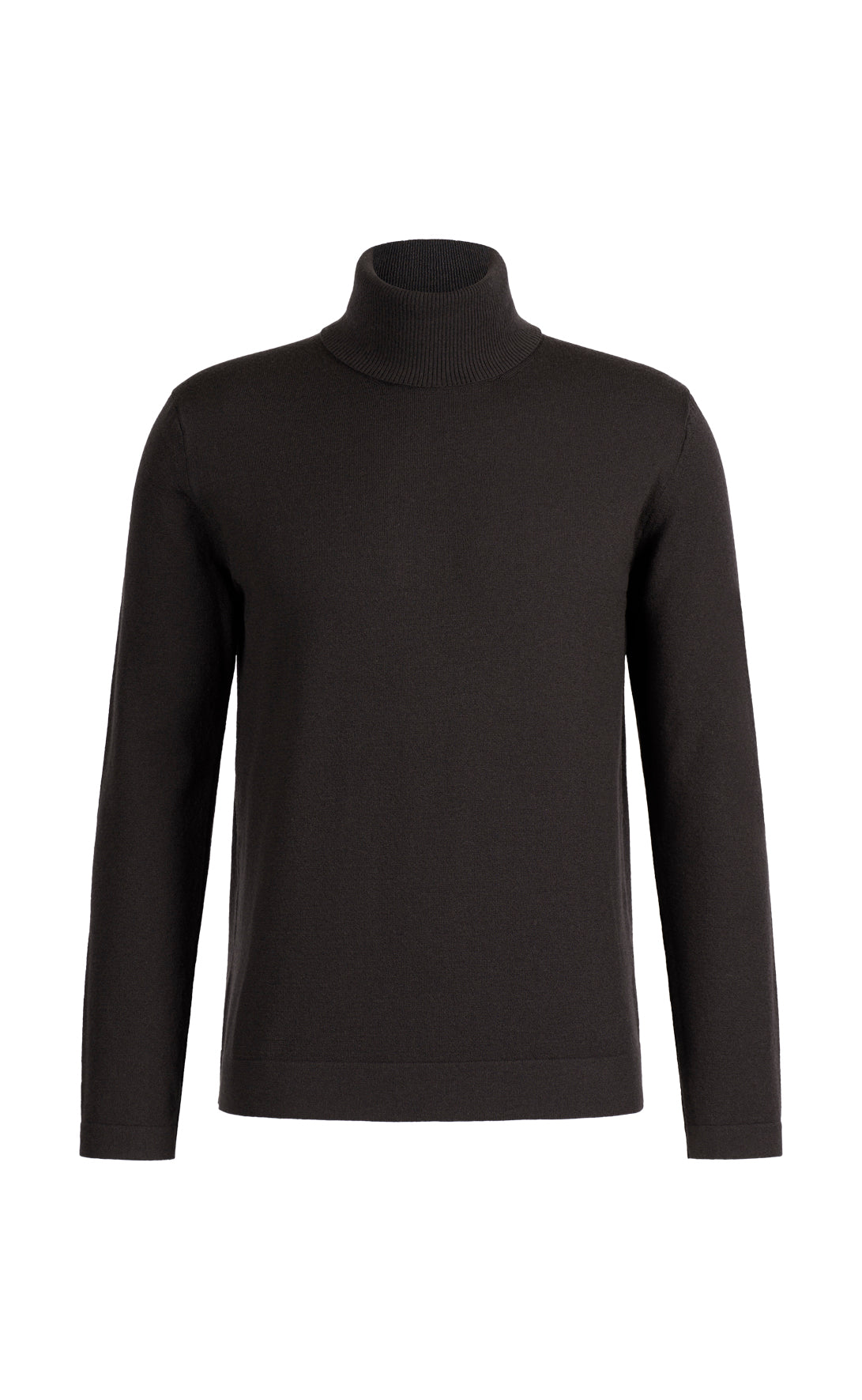 Super komfortabler Rollkragen-Pullover aus Merinowolle mit funktionalem Stretchanteil, regular fit