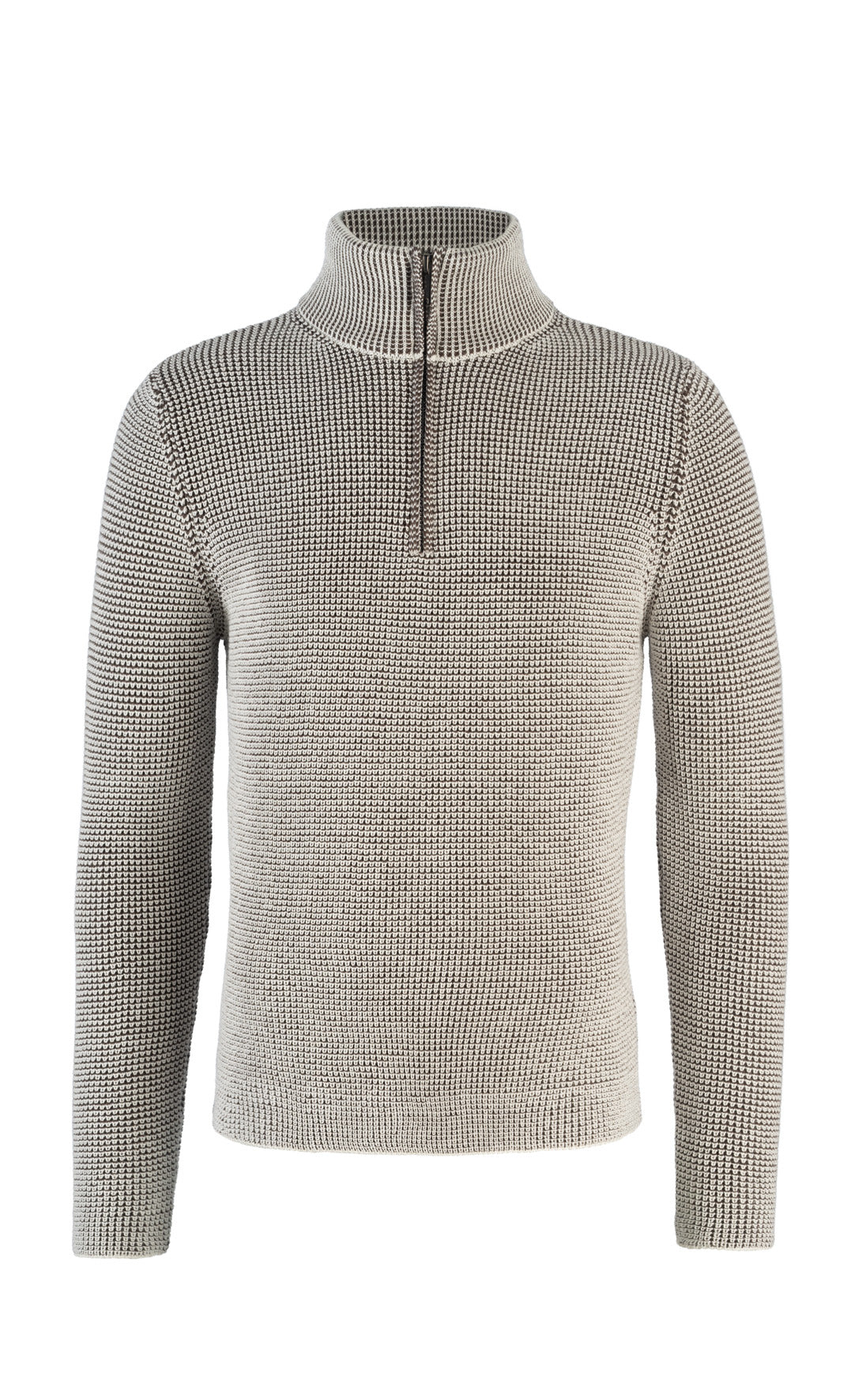 Zipptroyer aus 10.000 Meter feinster Merinowolle, regular fit