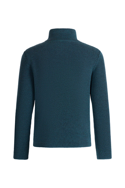 Zipptroyer aus 10.000 Meter feinster Merinowolle, regular fit