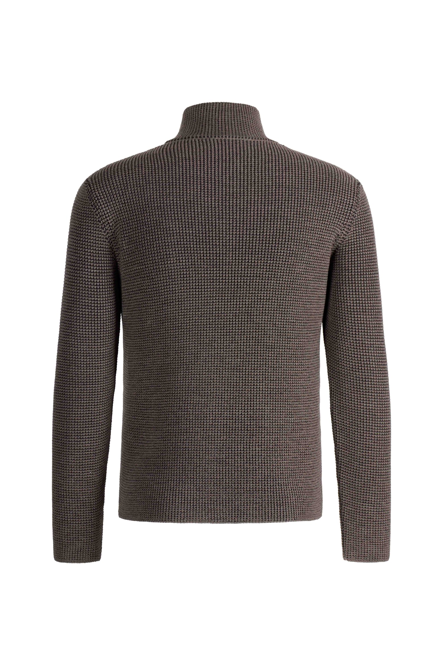 Zipptroyer aus 10.000 Meter feinster Merinowolle, regular fit