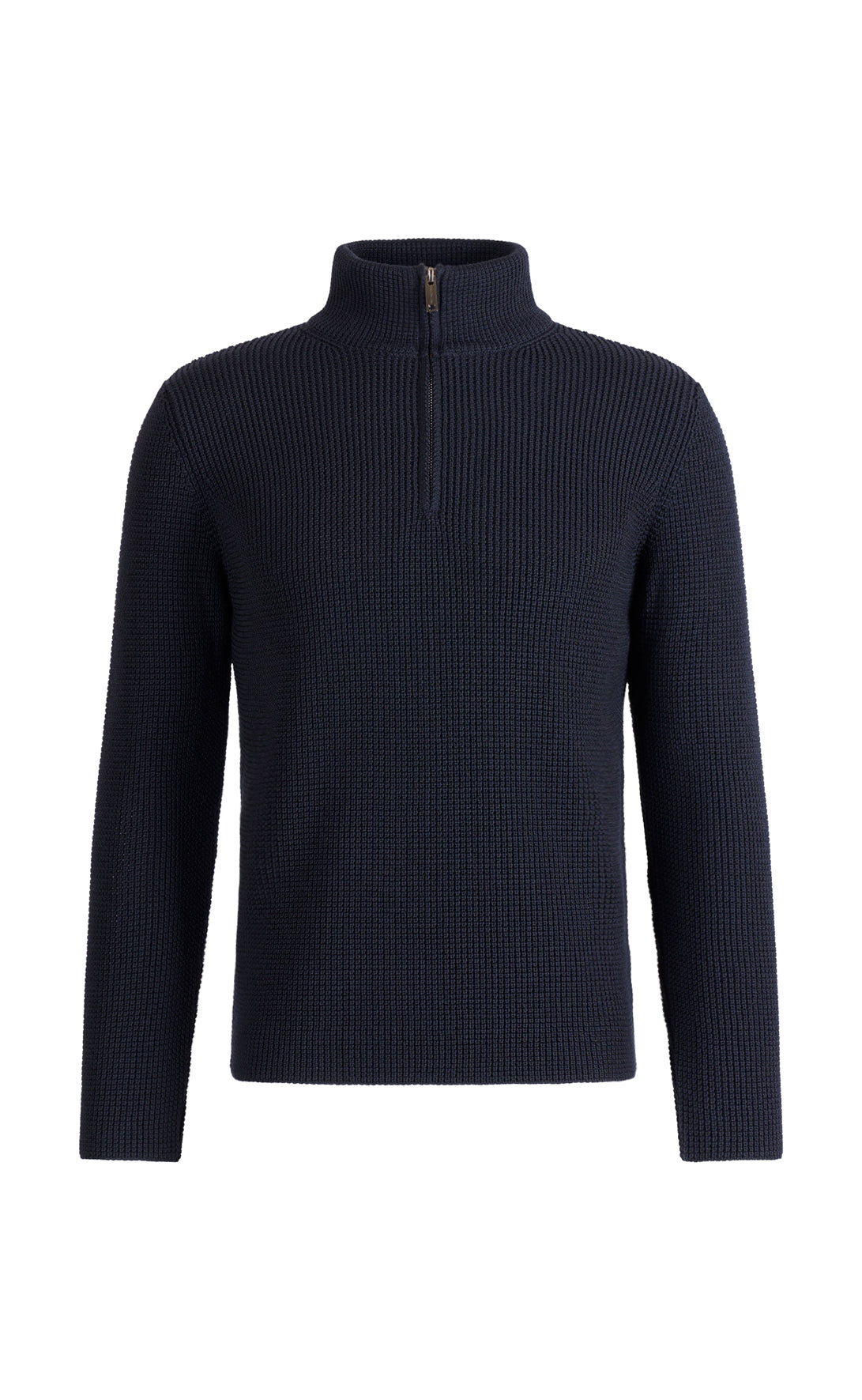 Zipptroyer aus 10.000 Meter feinster Merinowolle, regular fit