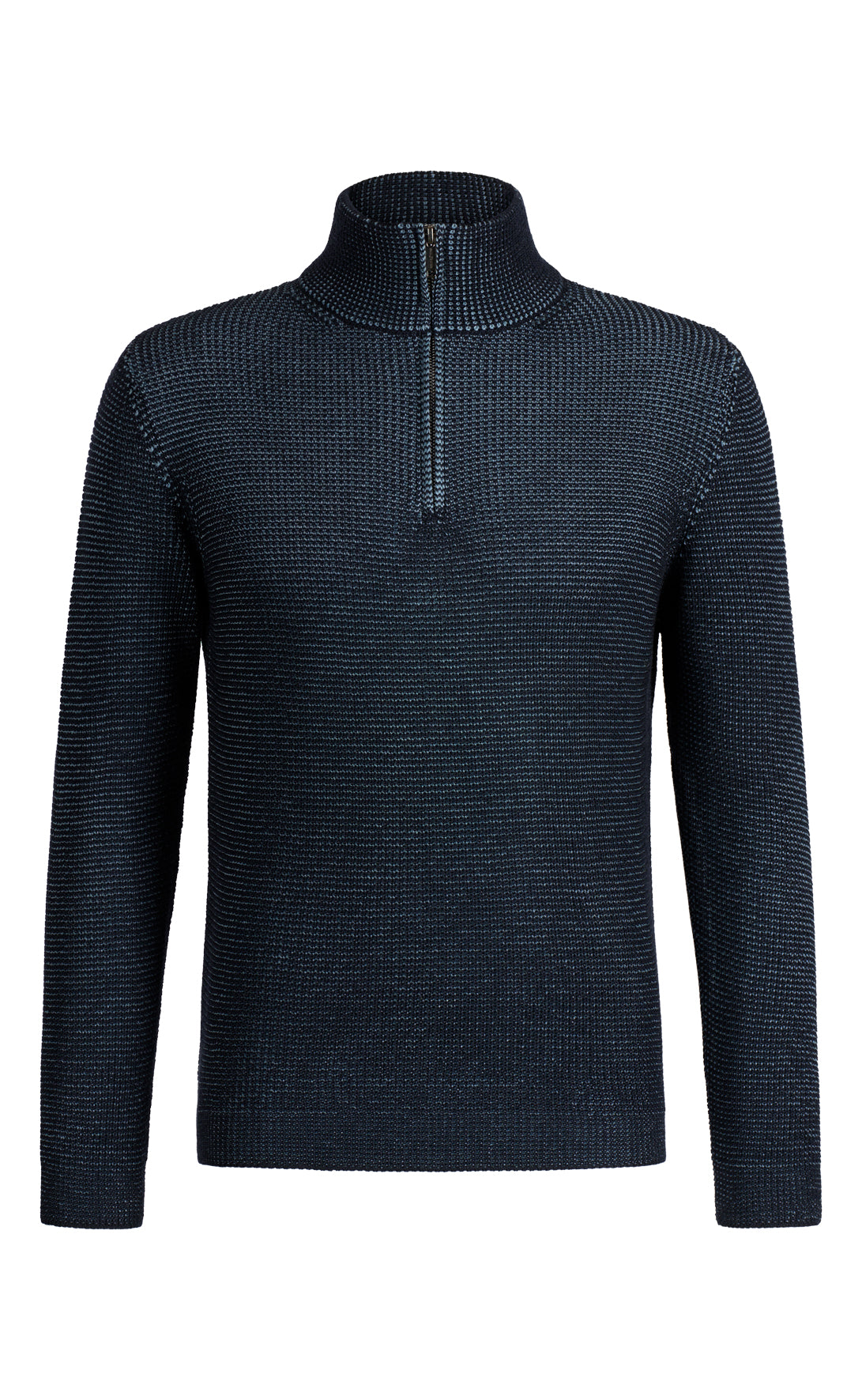 Zipptroyer aus 10.000 Meter feinster Merinowolle, regular fit