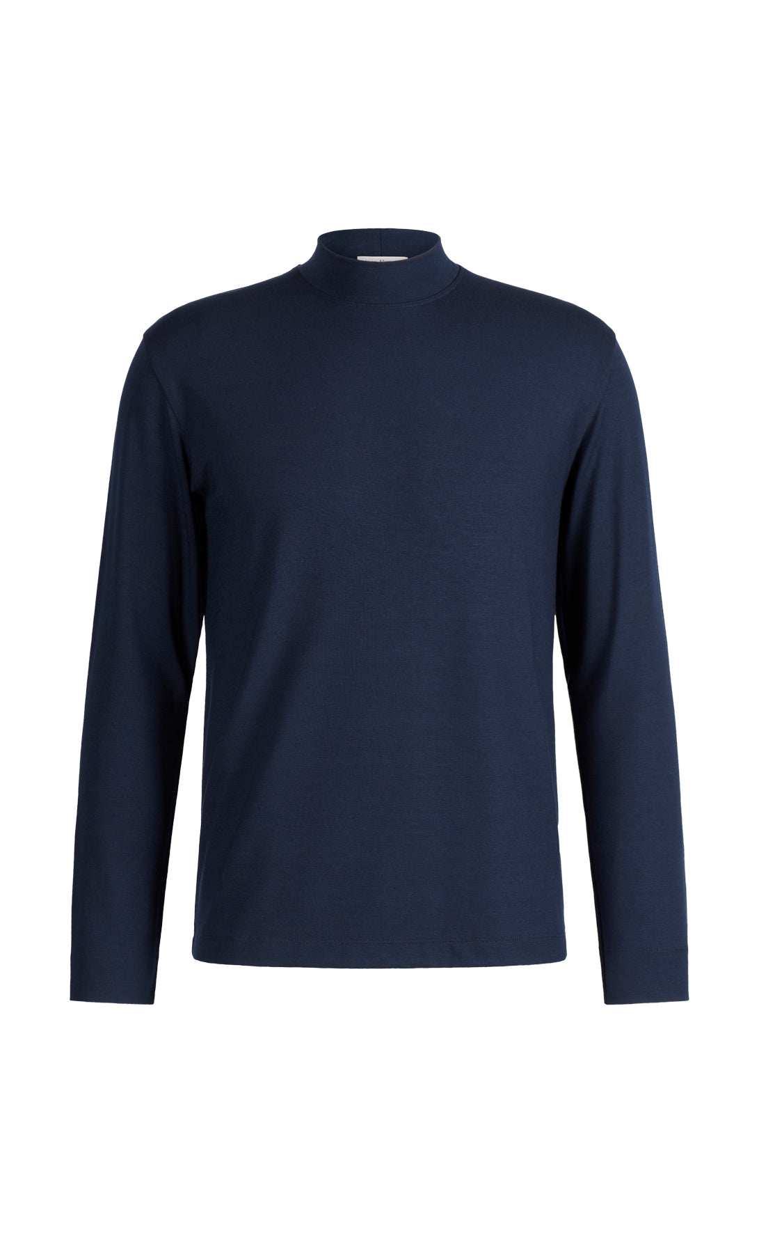 Stehkragen Shirt, langarm, Viskose stretch