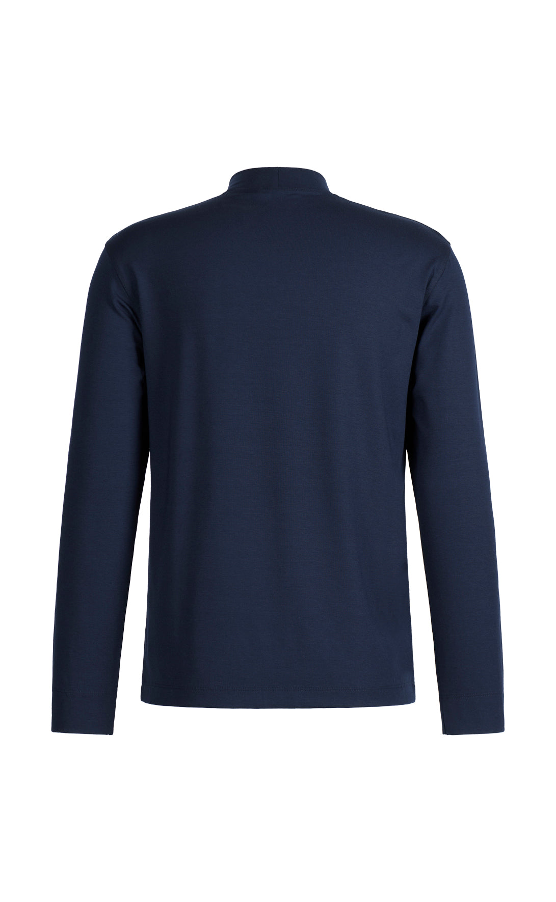 Stehkragen Shirt, langarm, Viskose stretch