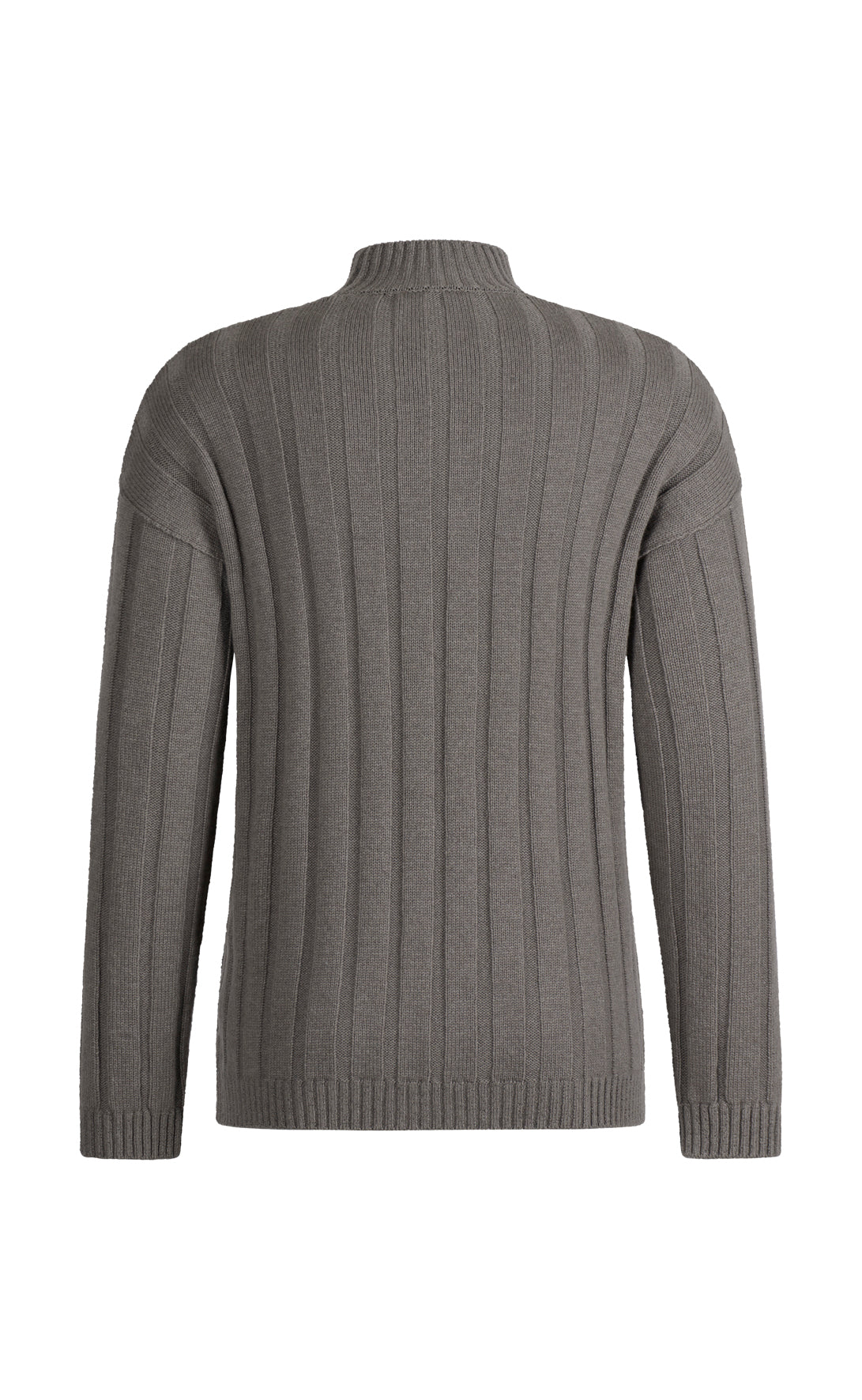 Edler Stehkragen-Pullover aus weichem, langlebigem Kaschmirmix, modern fit