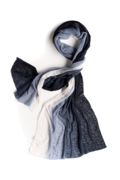 Supersofter Schal aus 100% Premium Kaschmir mit Farbverlauf