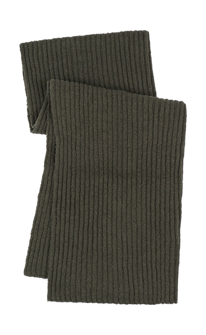 Schal in Rippenstruktur aus hautfreundlicher Bio-Winterbaumwolle